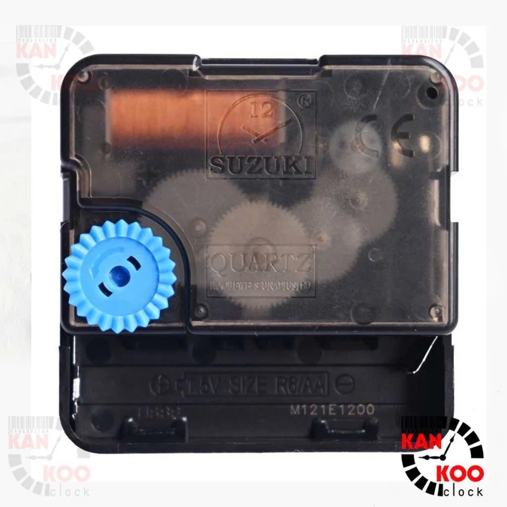 Máy Đồng Hồ Treo Tường Kim Trôi Xịn Suzuki, Bánh Xe Xanh (Trục Nhỏ 3mm/5mm) – Chạy Giờ Chính Xác, Bền Bỉ