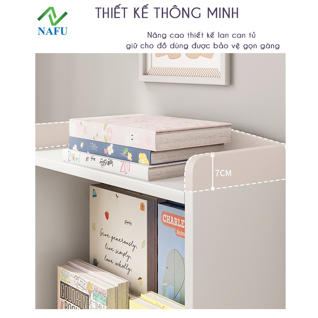 Kệ Sách Cho Bé Chil Shelf, Tủ Để Đồ Chơi Cho Bé Nhỏ Gọn, An Toàn Thân Thiện Tiện Lợi GP158