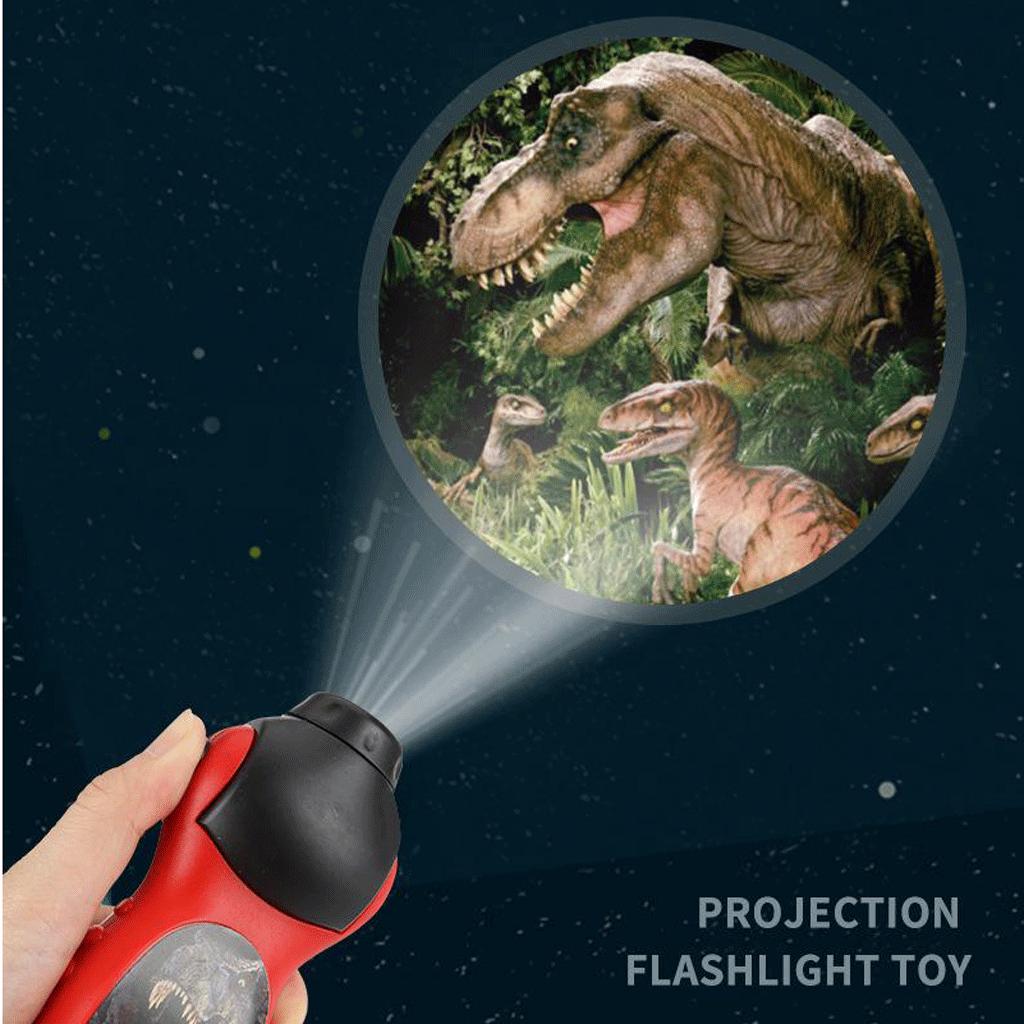 Children Cartoon Dinosaur  Flashlight Toys