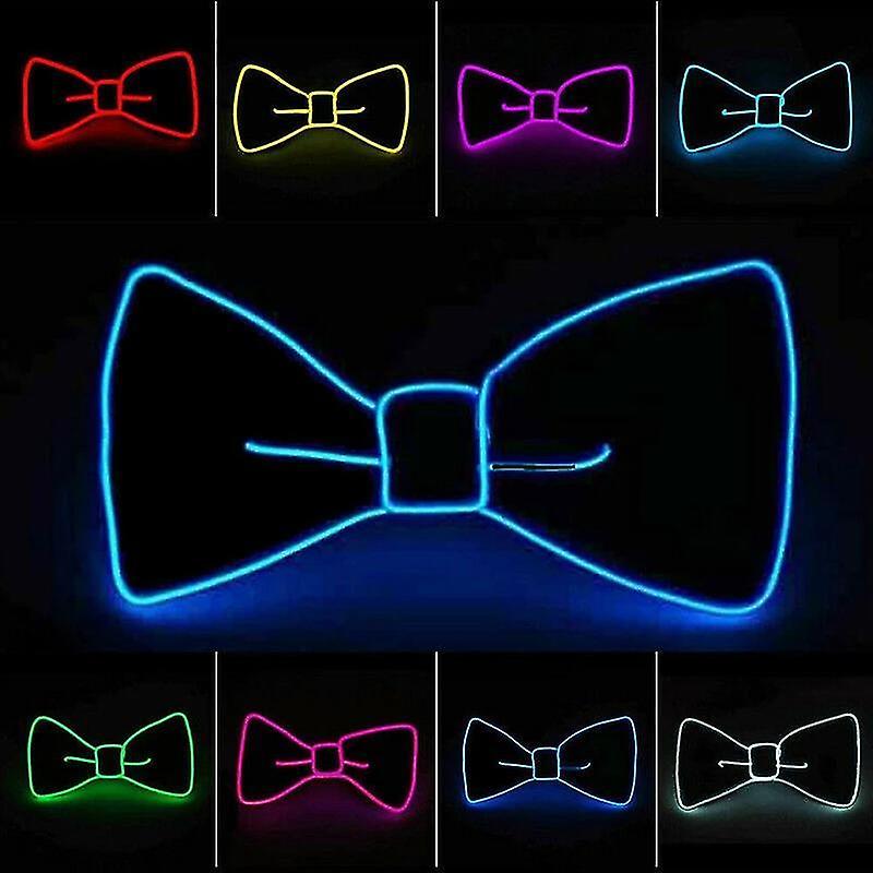 LED nam giới nơ buộc cà vạt le bright flash cho đêm giao thừa Giáng sinh