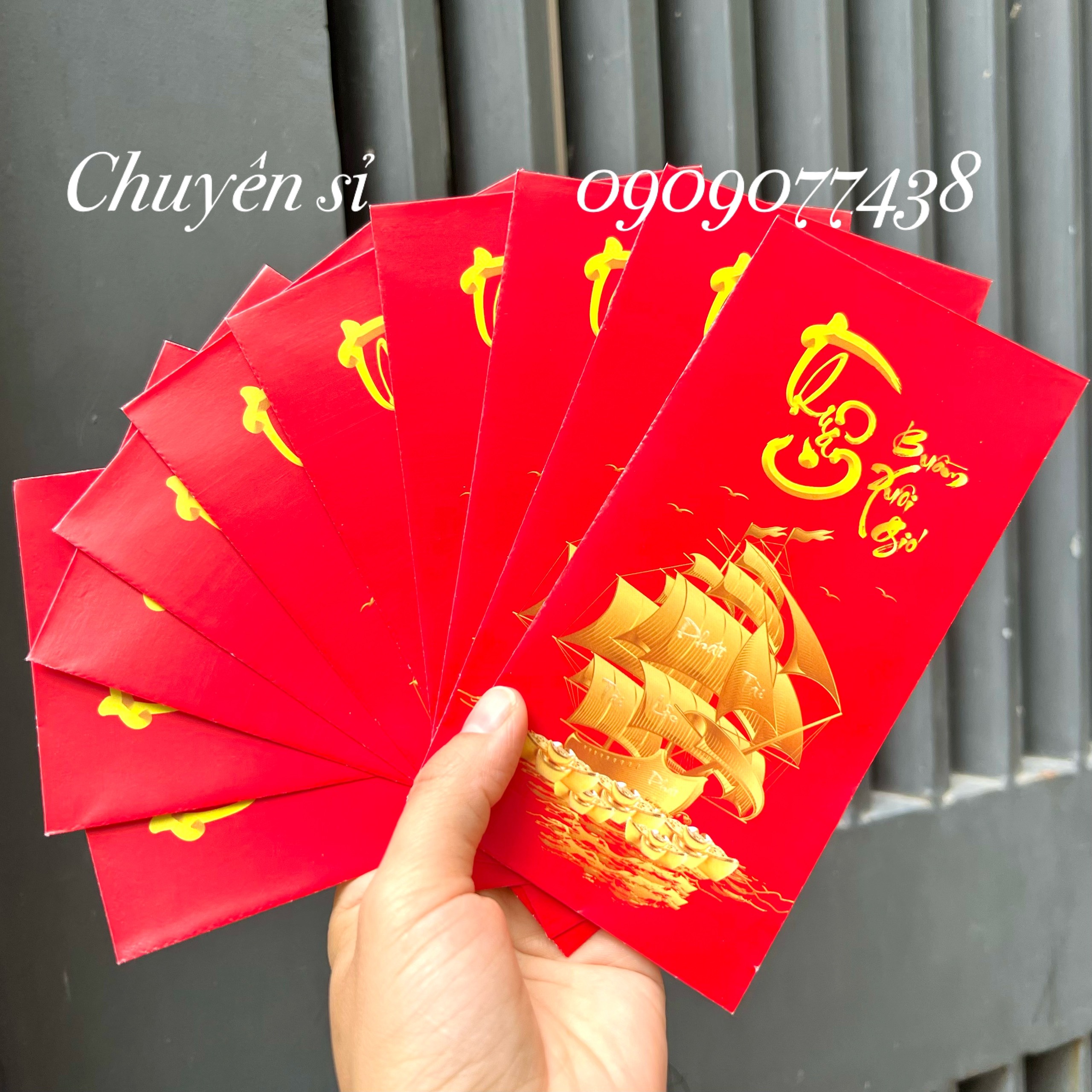 Combo 10 Bao Lì Xì Tết 2023 Thuận Buồm Xuôi Gió đẹp mắt ý nghĩa lịch sự Lì Xì Tết độc đáo