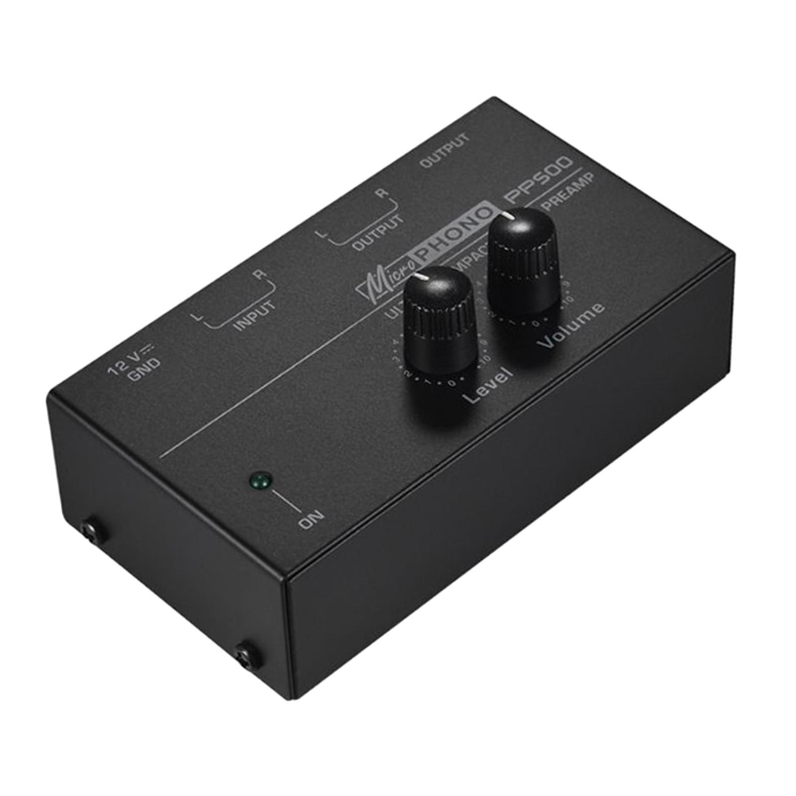 PP500 Phono Turntable Preamp Electronic RCA Input RCA/TRS Output Stereo