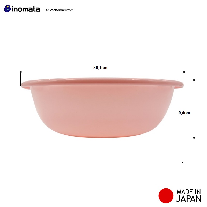 Combo 02 chậu nhựa tròn Inomata 4,2L hàng nội địa Nhật Bản - Made in Japan