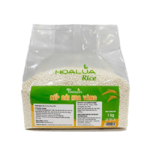 [Tặng 1Kg Nếp Cái Hoa Vàng] COMBO 10kg Gạo Hoa Lúa Trắng (Túi 2kg) - Dẻo vừa, mềm cơm, thơm nhẹ (Tổng 11Kg)