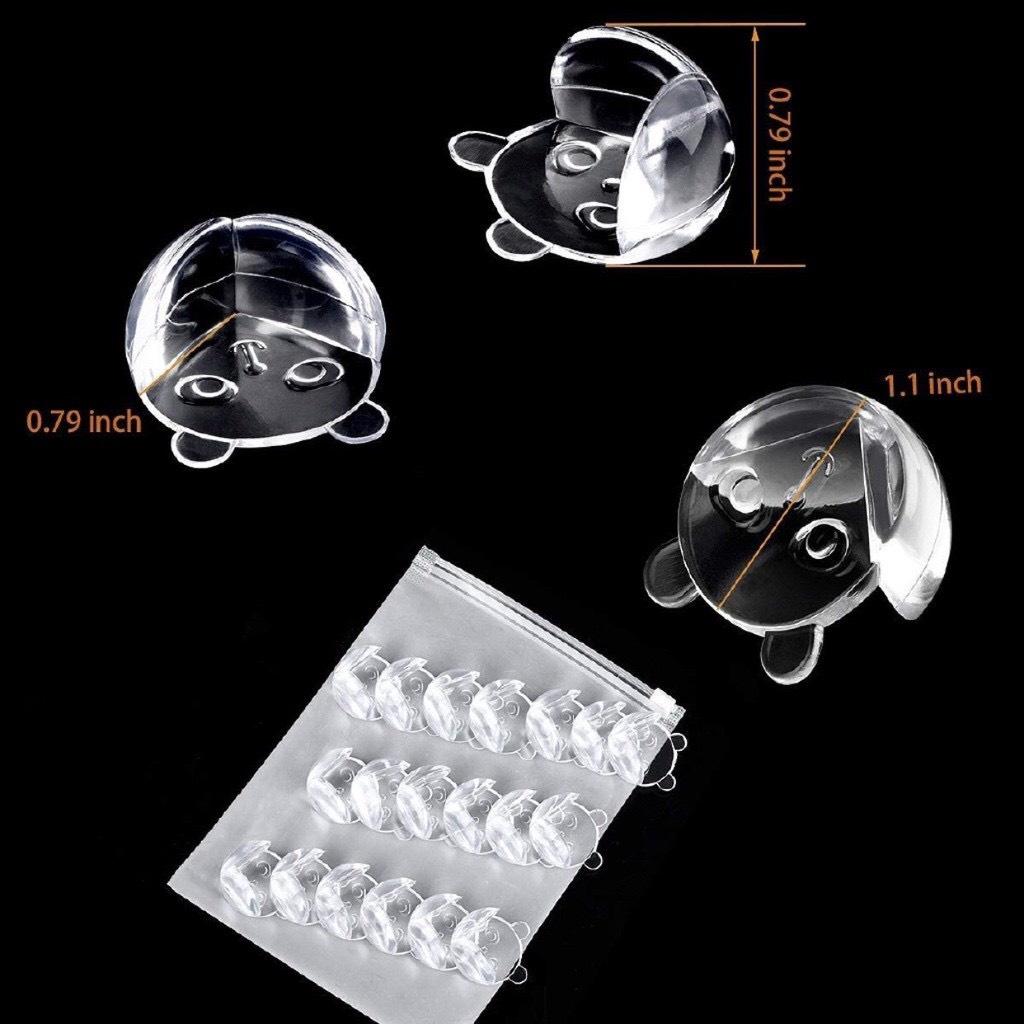 Bịt Góc Bàn Silicone Trong 3 Cạnh Bảo Vệ An Toàn Cho Bé