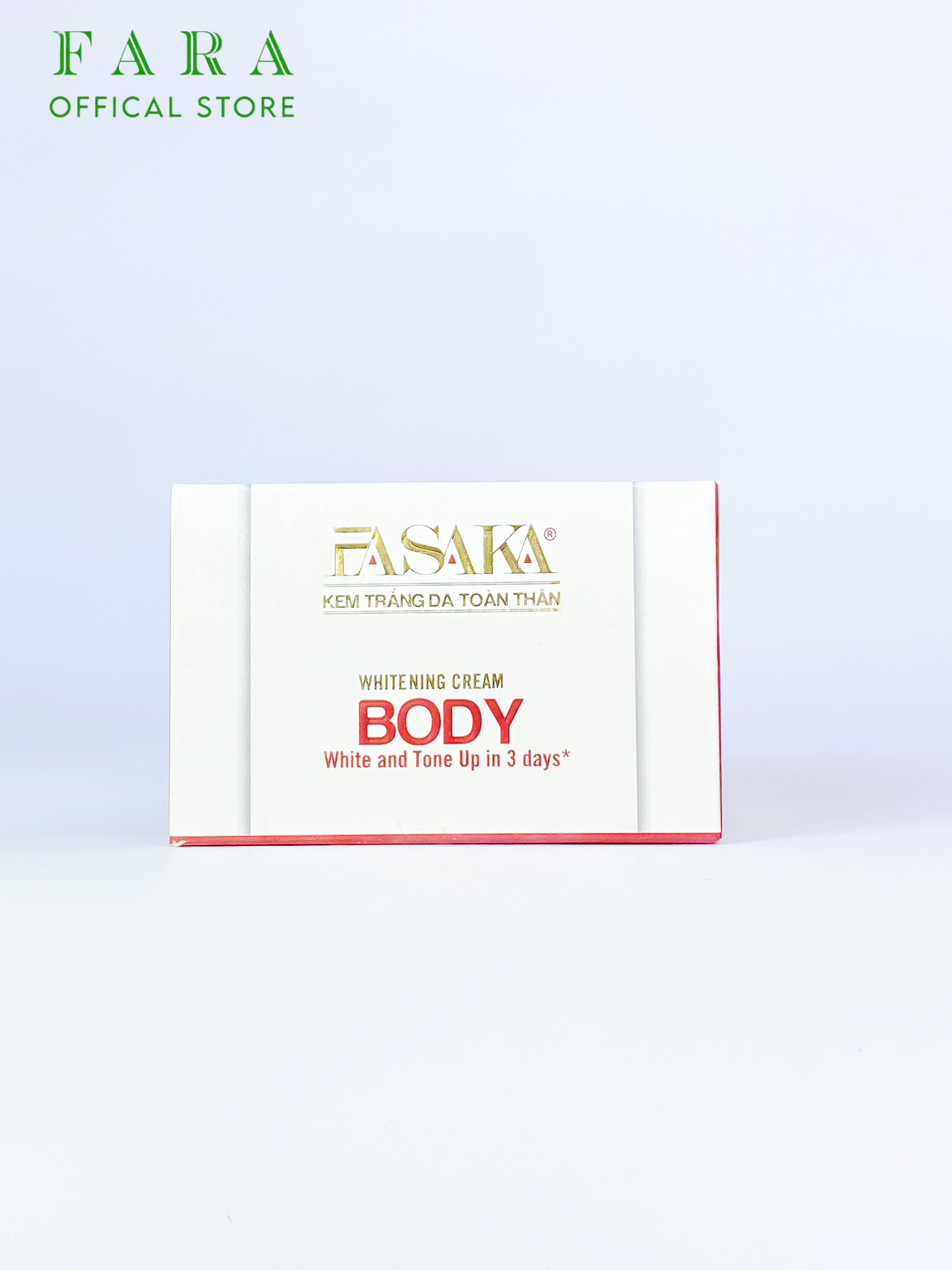 Combo Kem Cốt Dưỡng Trắng Body Fasaka 90g Và Kem Chống Nắng Fasaka 60ml
