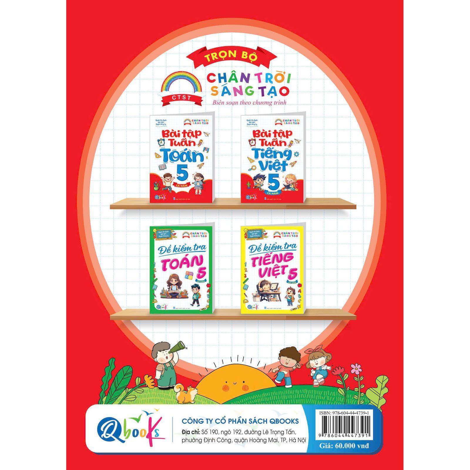 Bài Tập Tuần Tiếng Việt 5 (Cả Năm) - Chân Trời Sáng Tạo - Bản Quyền