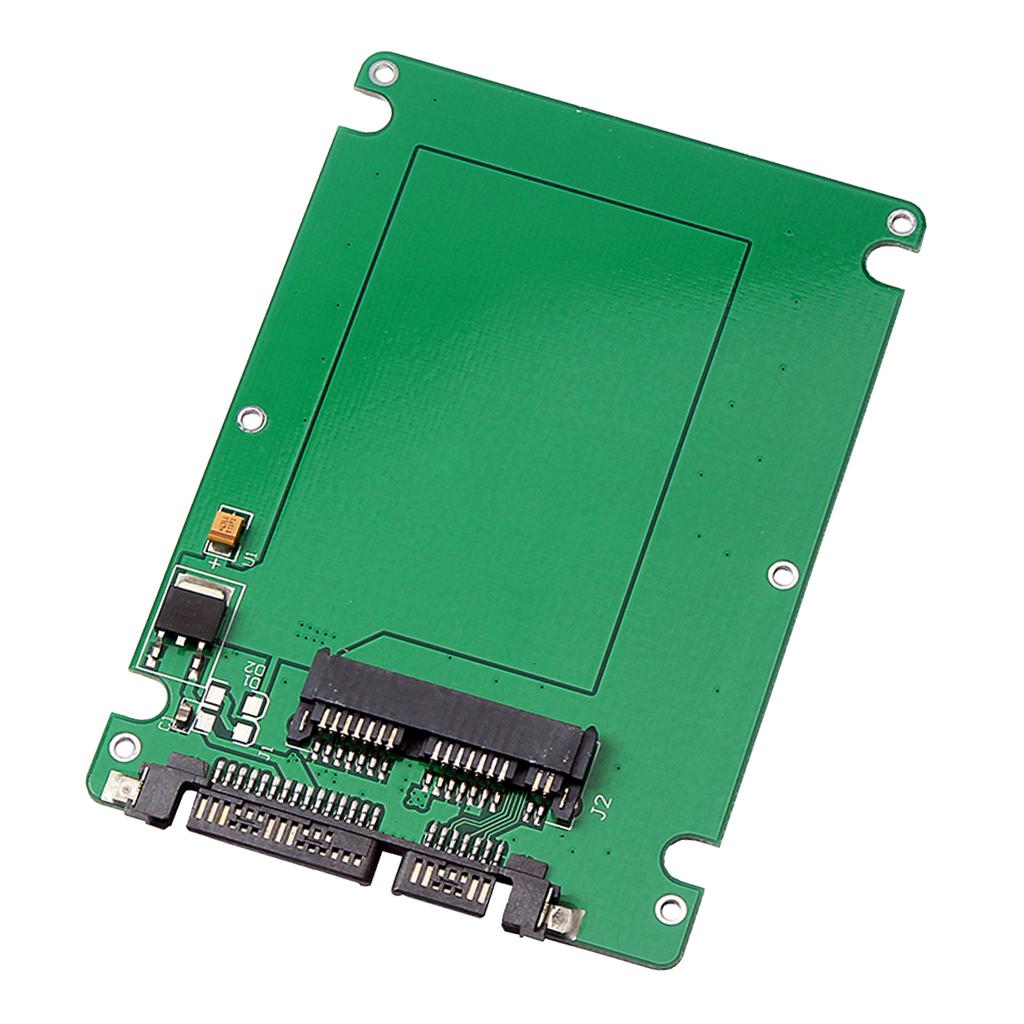 1.8" Micro SATA SSD HDD to 2.5" SATA Adapter Converter Card 100*70*10mm