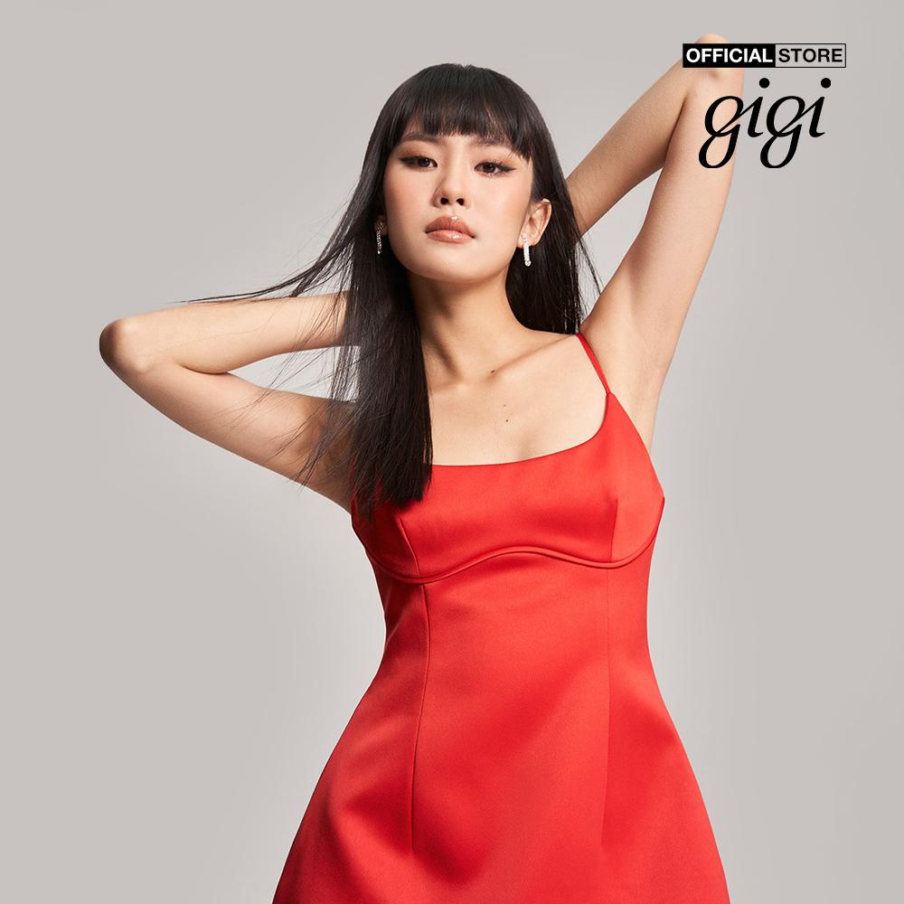 GIGI - Đầm mini hai dây hở lưng nữ tính G2101D222156