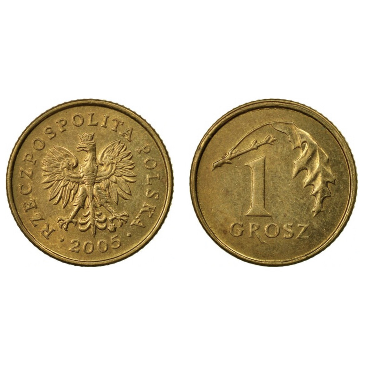 Đồng xu 1 grosz của Cộng hòa Ba Lan