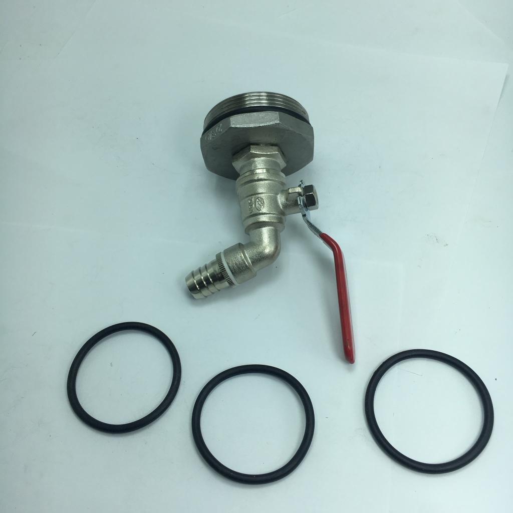 45 Độ Tôn Nòng Van Adapter Nhựa PVC Van Cho 200/210L 50 Gallon Thùng
