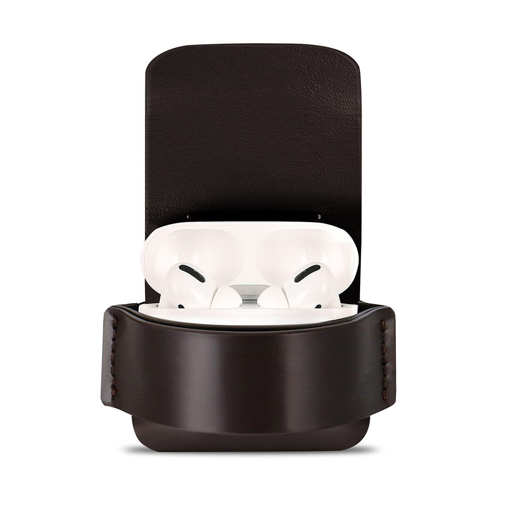 Hình ảnh Bao Case Da Patent Leather cho Airpods Pro / Airpods Pro 2