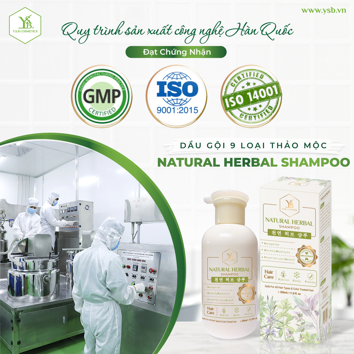 Dầu gội đầu Thảo Mộc NATURAL HERBAL SHAMPOO