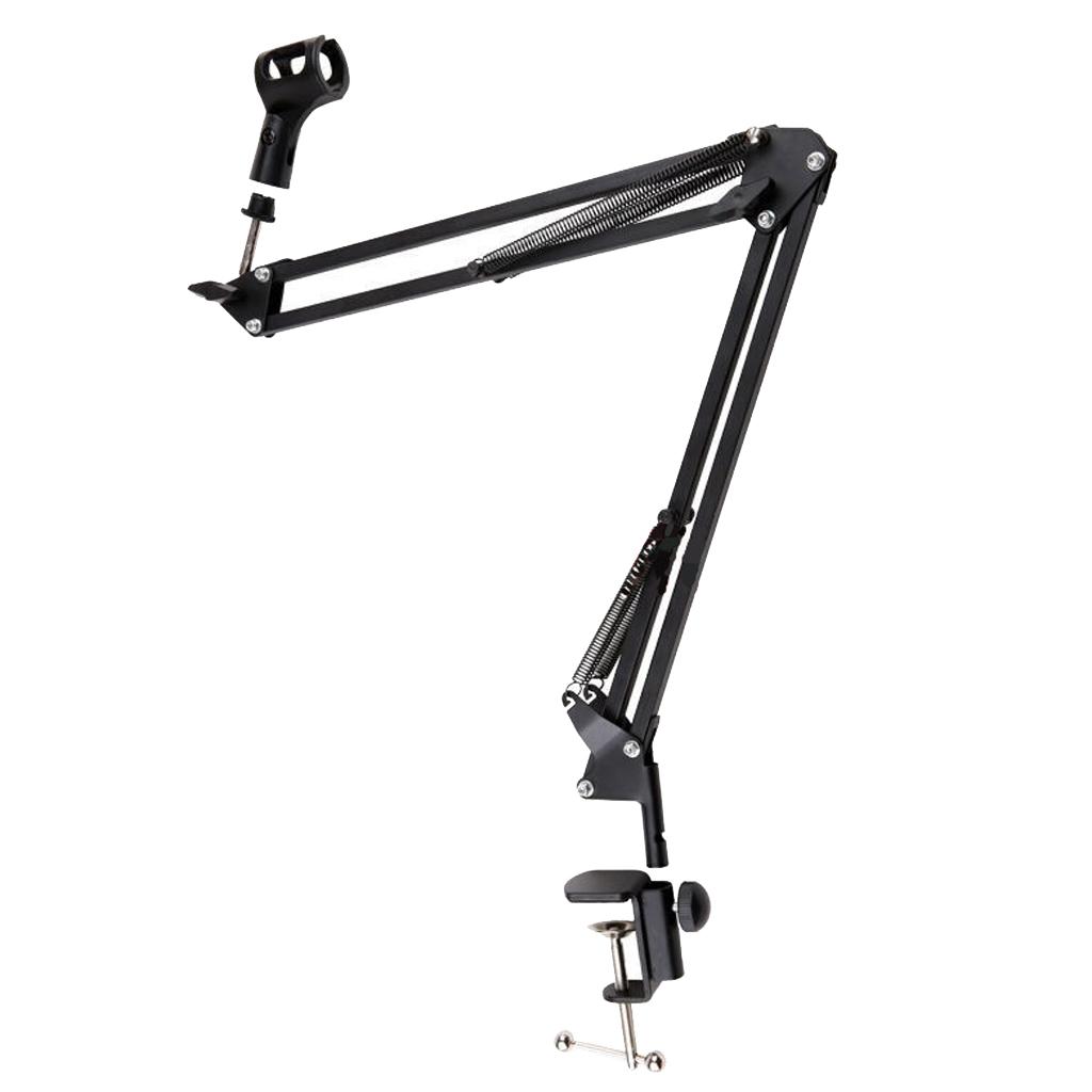 Adjustable Mic Stand Smartphone Video Mount Arm Phone Holder Stand