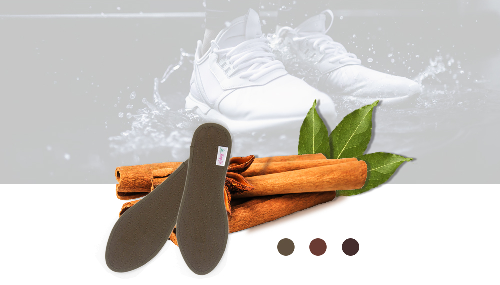 Lót giày vải cotton Hương quế CI-03 làm từ vải cotton - bột quế giúp hút ẩm - khử mùi - phòng cảm cúm và cải thiện sức khoẻ