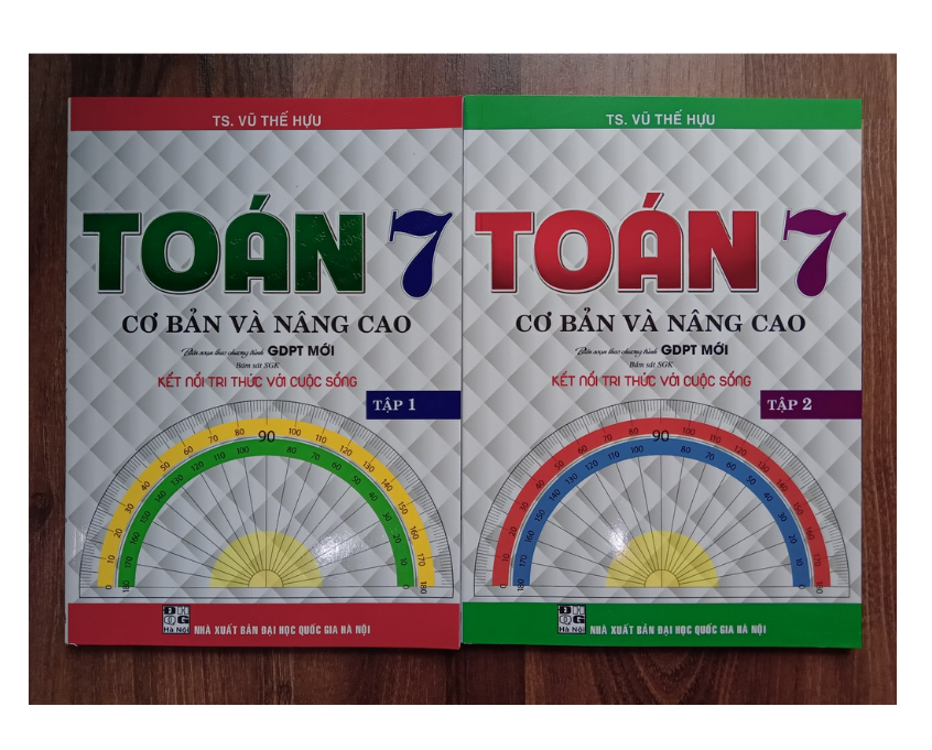 Sách - Combo Toán Cơ Bản Và Nâng Cao Lớp 7 - Tập 1 + Tập 2
