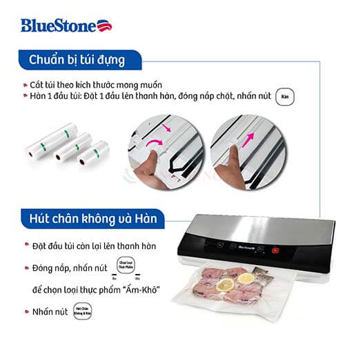 Máy hút chân không Bluestone VSB-2735 - Hàng chính hãng