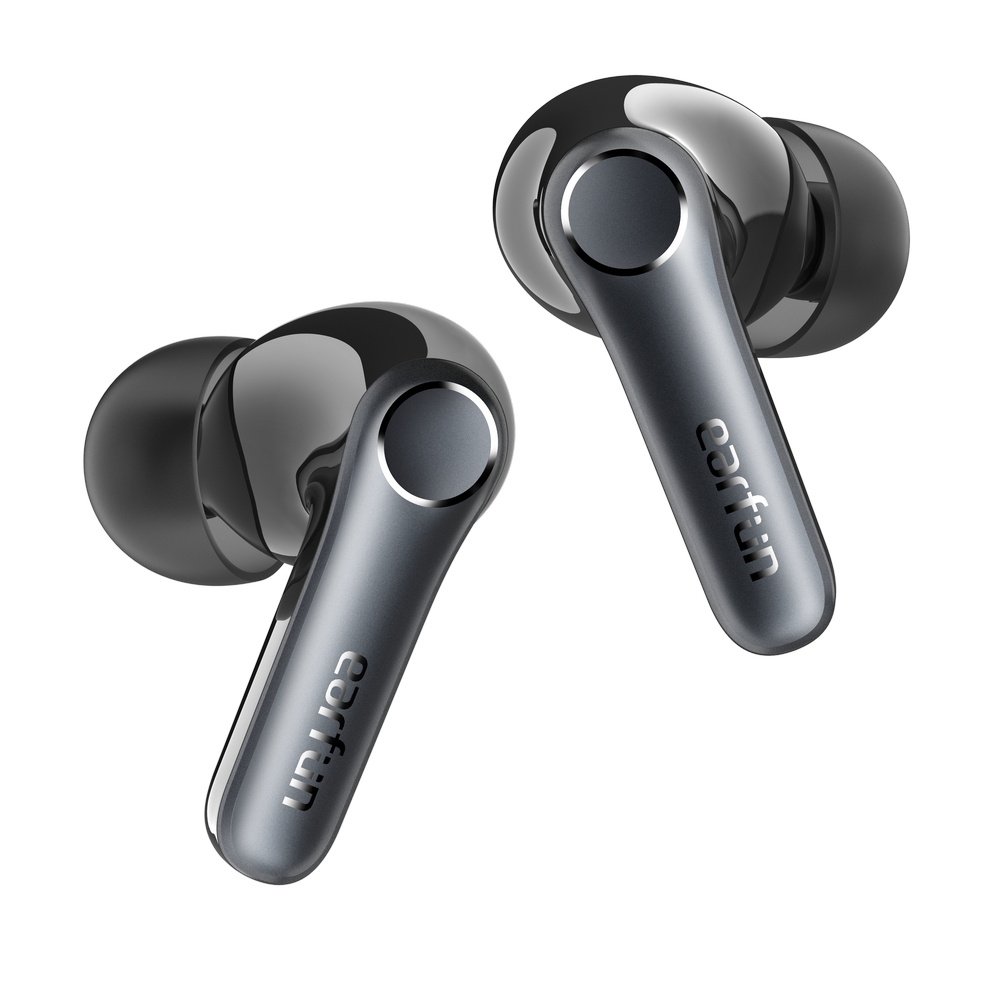 Tai nghe True Wireless EARFUN Air Pro 4 Màu ĐEN | QCC3091 | Adaptive ANC | Game mode &lt;50ms | Auracast-Hàng Nhập Khẩu