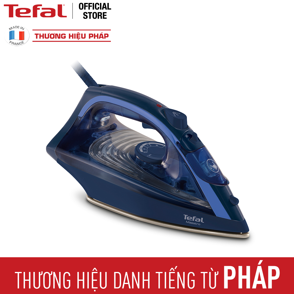 Bàn ủi hơi nước Tefal FV1849E0 - 2300W - Hơi phun đến 35g/ phút - Ngắt điện tự động - Ngăn rỉ giọt - Hệ thống chống đóng cặn - Hàng chính hãng