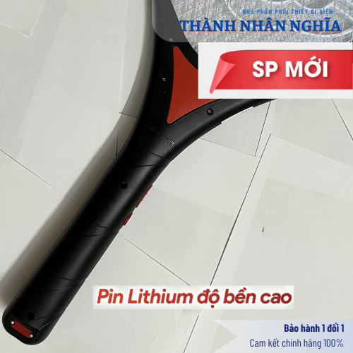 Vợt muỗi Điện Quang ĐQ EMR01 BLR (Pin Lithium, Đen – Đỏ) - Xả nhanh dòng điện 5 giây, gọn nhẹ