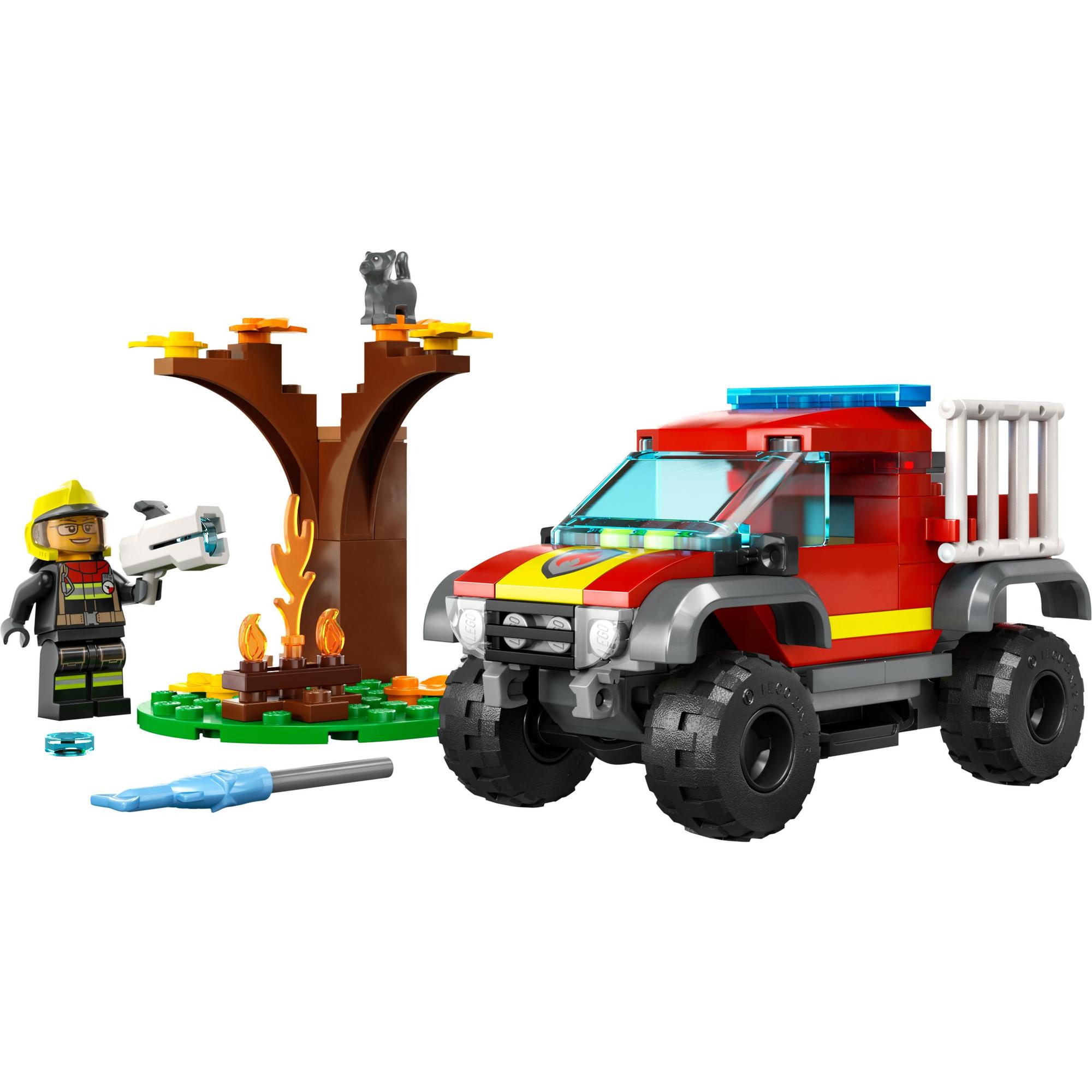 LEGO City 60393 Xe Chữa Cháy 4x4 (97 Chi Tiết)