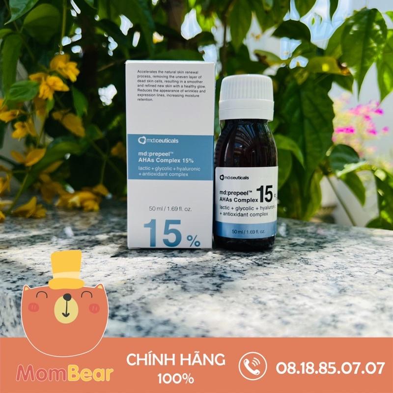 Dung Dịch Peel Căng Bóng Trắng Sáng Da MD Ceuticals MD Prepeel Ahas Complex 15% 50ml