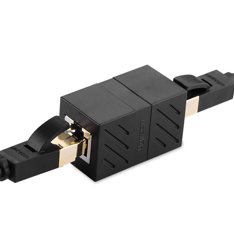 Đầu nối cáp mạng Green Union RJ45 kiểu mới nhất với phần mở rộng cáp mạng mô-đun đầu nối hai đầu mạng nối thẳng