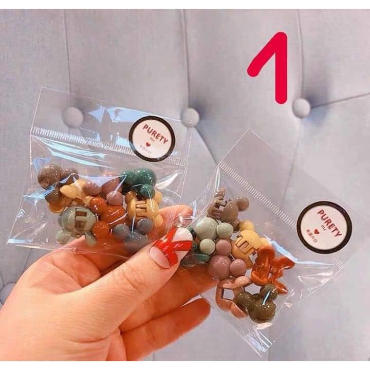 Sét 8 cặp tóc cho bé