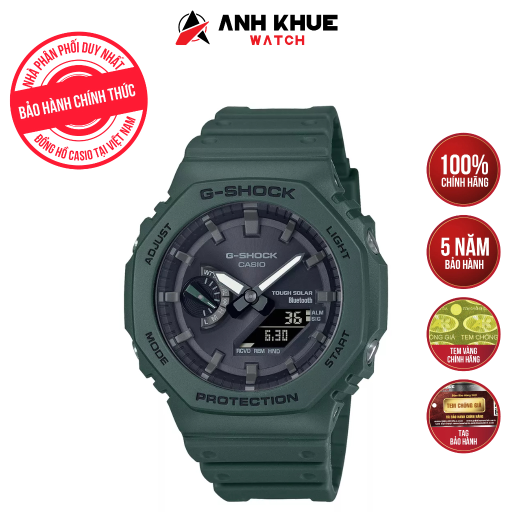 Đồng Hồ Casio Nam G-Shock Dây Nhựa GA-B2100-3ADR