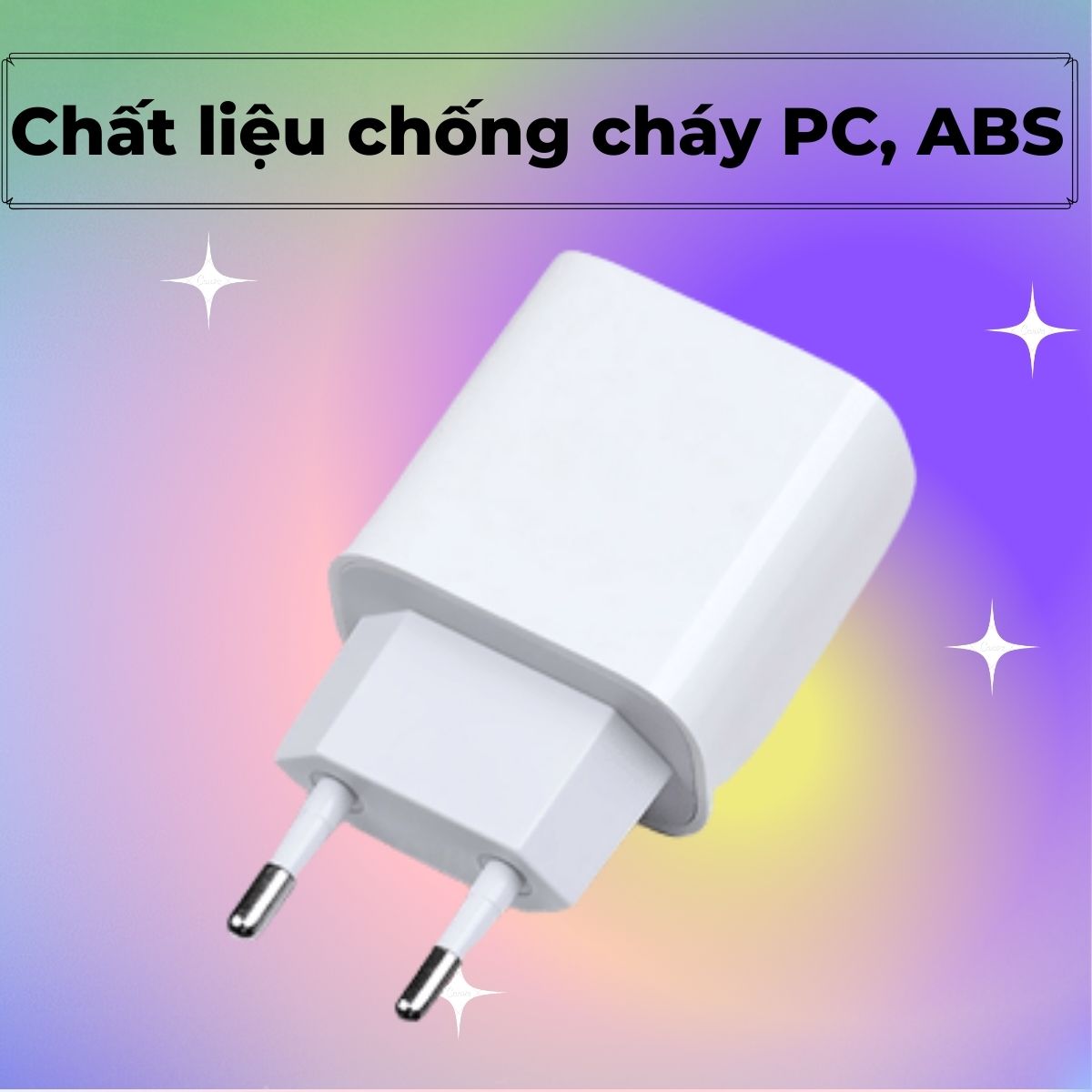 Củ sạc nhanh PD 20w đầu cắm Type-C  cho iphone, ipad – Mã.2