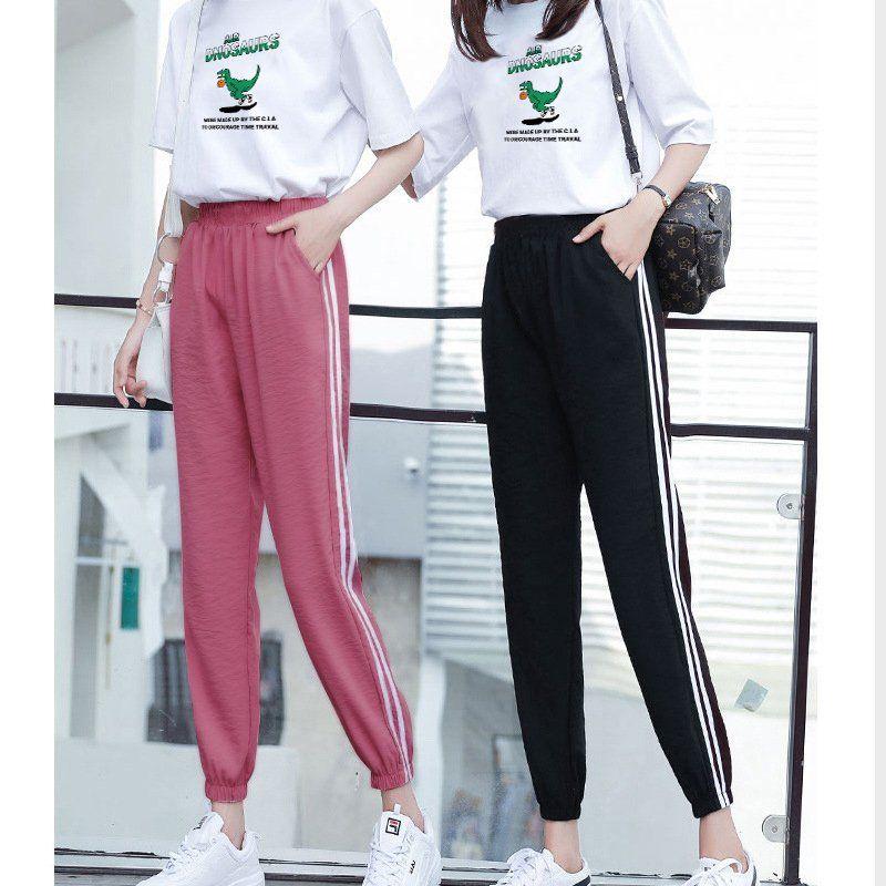 Quần jogger set áo quần jogger Line in chữ Dnosaur unisex nữ nam phong cách hàn quốc siêu đẹp – ST60 – babitrendy
