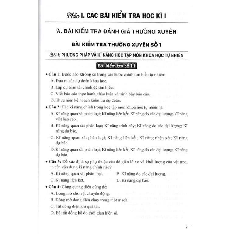 Sách - Đề Kiểm Tra, Đánh Giá Vật Lí 7 Khoa Học tự Nhiên