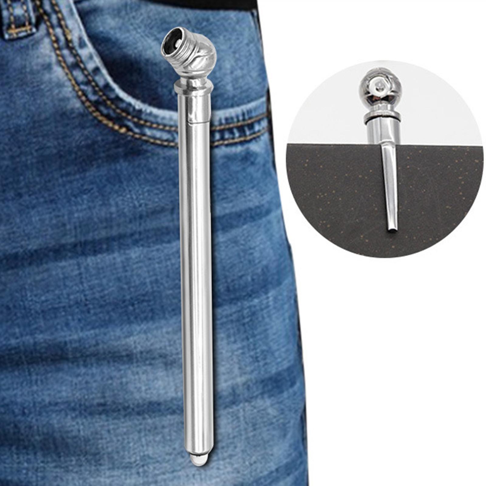 Vehicle Tire Gauge Tire Air Pressure Test Tool Pen Style Simple to Use Compact Clear Scale Durable Tire Pressure Test for Vehicles Auto