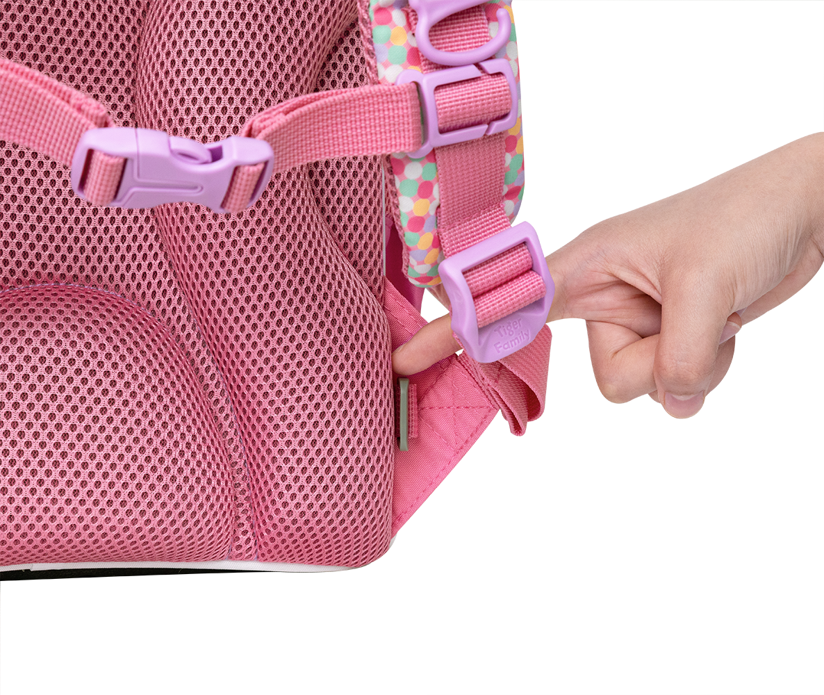 Cặp Chống Gù Nature Quest Schoolbag Pro - Pink Amour - Sequins - Tiger Family TGNQ-041A