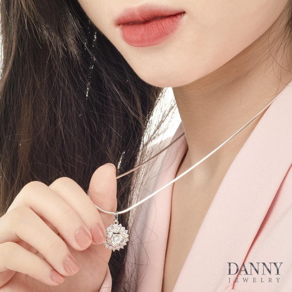 Mặt Dây Chuyền Nữ Bạc 925 Danny Jewelry Xi Bạch Kim DI4GZ009