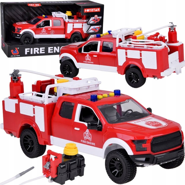 TOYSTAR-666-88P Mô hình xe cứu hoả cứu hộ, Xe Ô Tô Đồ Chơi Cho Trẻ Em