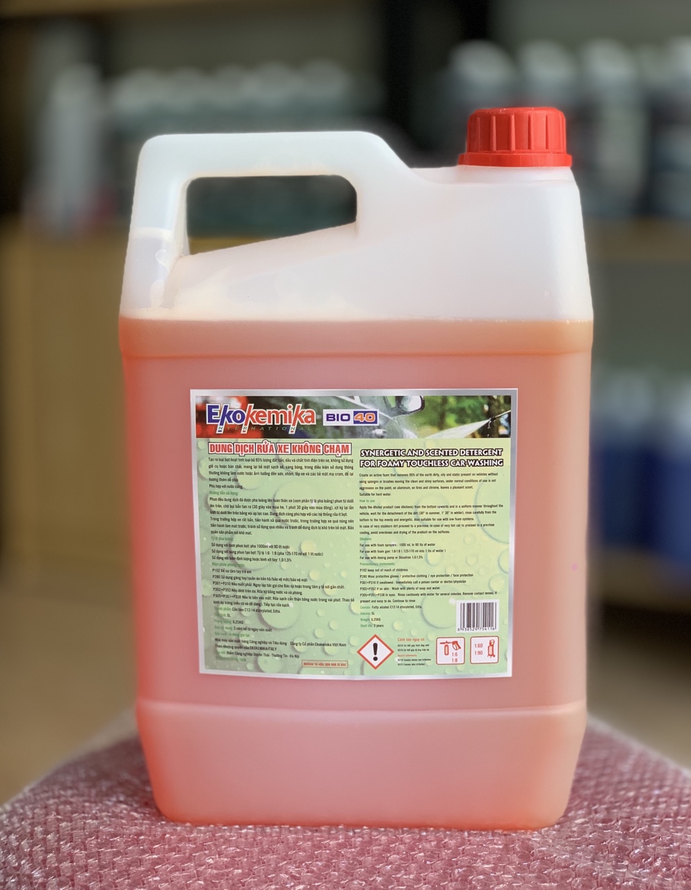 Nước Rửa Xe Không Chạm Ekokemika Italy Bio 40 (5L) - Hàng Chính Hãng