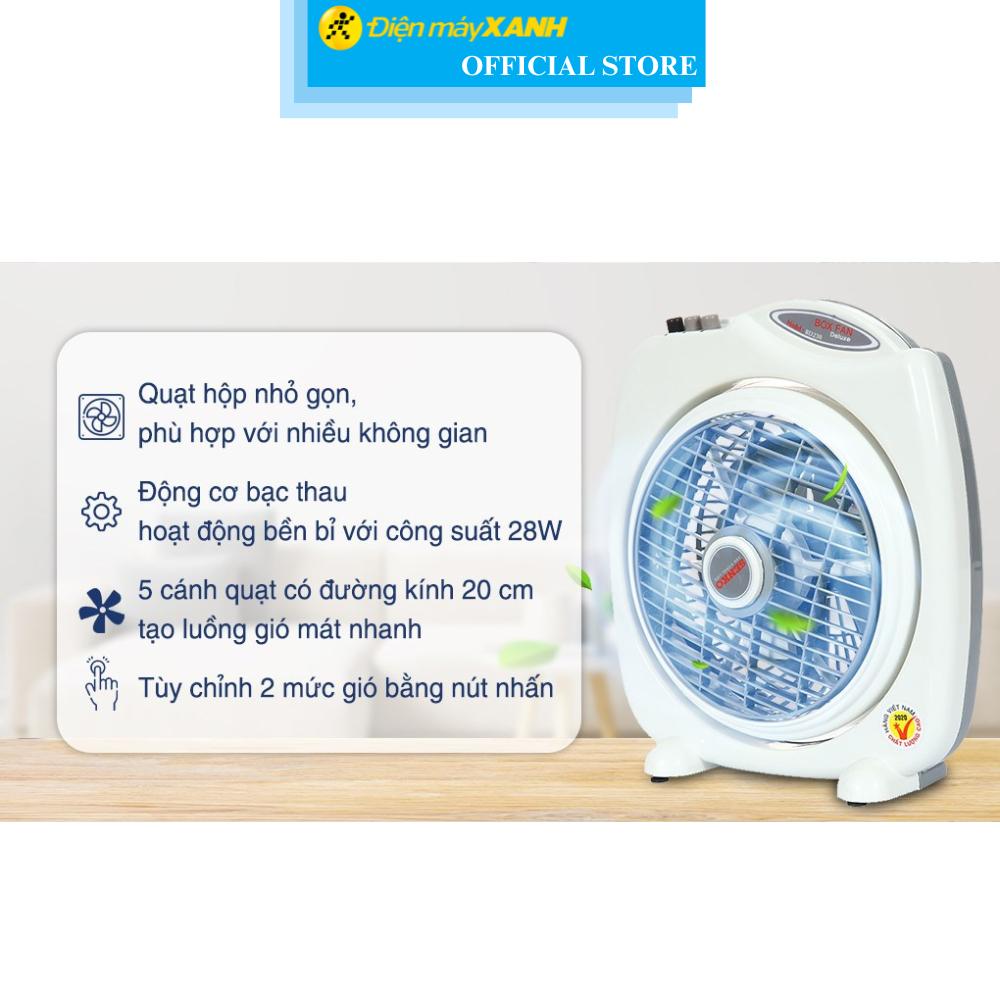 Quạt hộp Senko 5 cánh BD230 28W - Hàng Chính Hãng