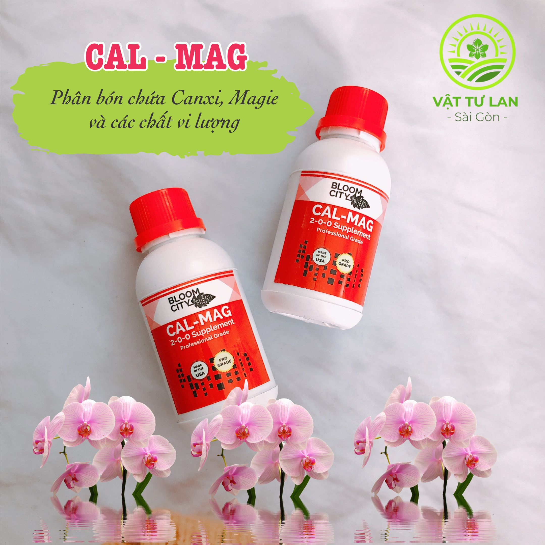 Phân bón hữu cơ trung vi lượng CAL - MAG 2-0-0