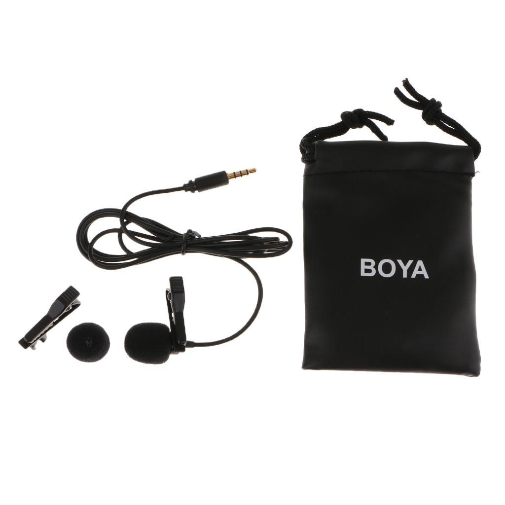BY-LM10 Lapel External Lavalier Interview Recording Microphone