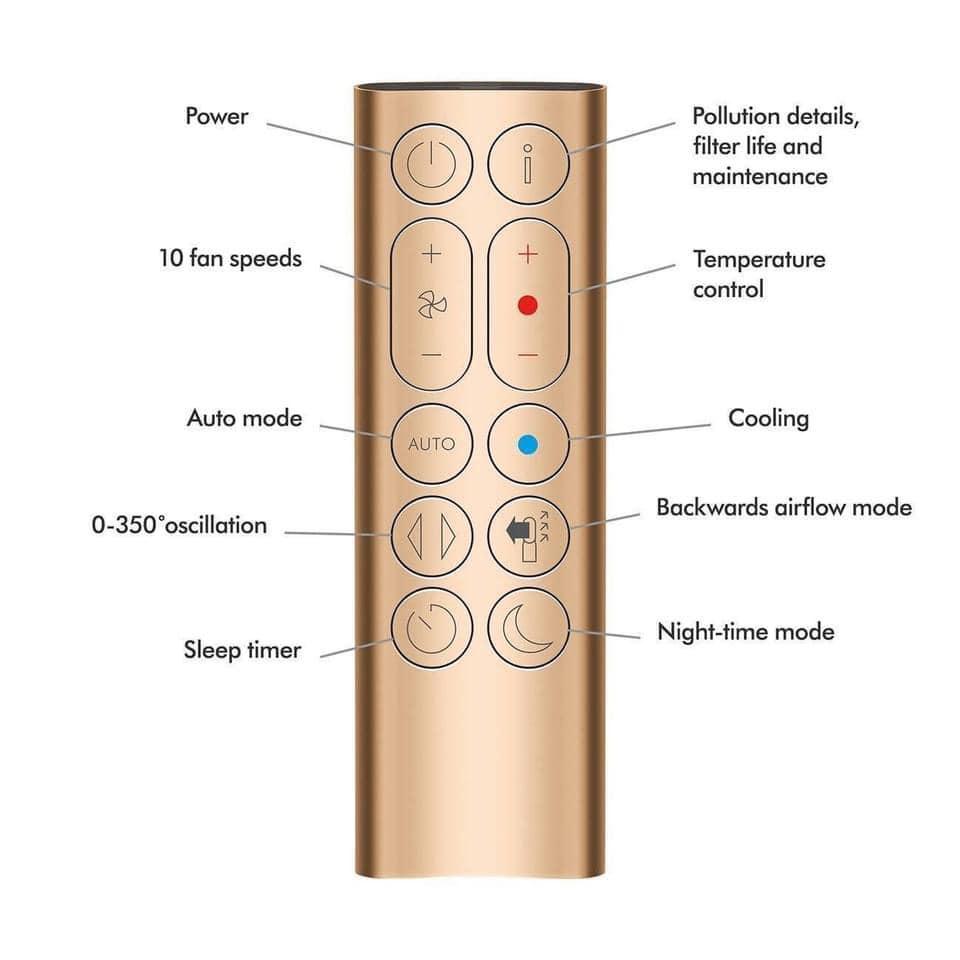 Quạt Tháp Không Cánh Lọc Không Khí Kèm Sưởi Dyson HP09, Máy Lọc Không Khí, Quạt Sưởi, Nhập Khẩu, Bảo Hành 12 Tháng