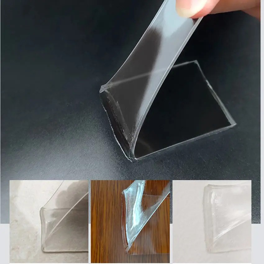 Băng Dính 2 Mặt Siêu Dính Băng Keo Nano Trong Suốt 3 Mét Và 5 Mét Dán Tường Dính Mọi Bề Mặt Vật Liệu Tiện Lợi
