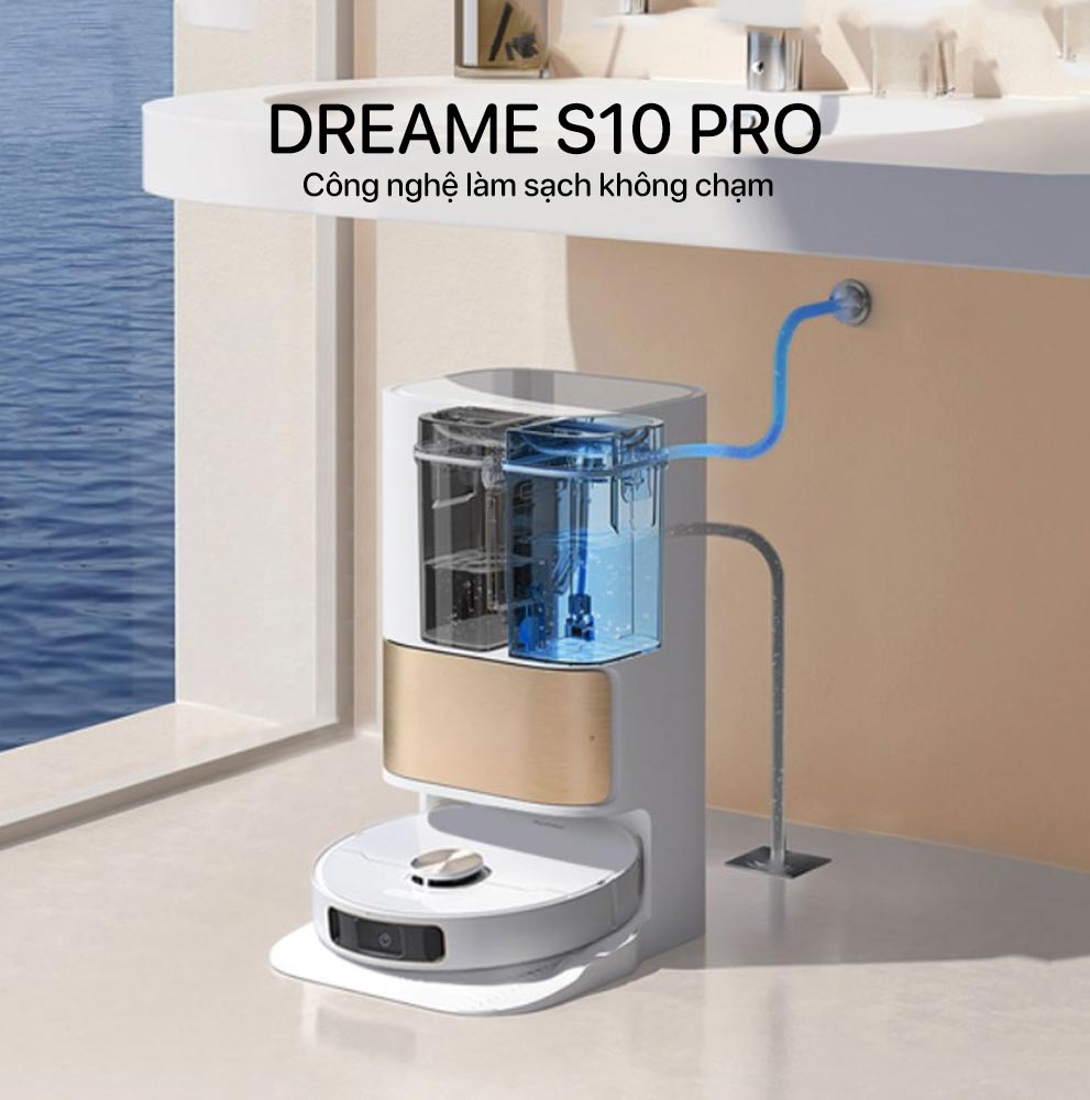 Robot Hút Bụi Lau Nhà Dreame L30s Ultra Xòe Giẻ Giặt Sấy Giẻ Nước Nóng Khử Khuẩn Ion, Camera AI Lực Hút 11.000 Pa - Hàng Chính Hãng