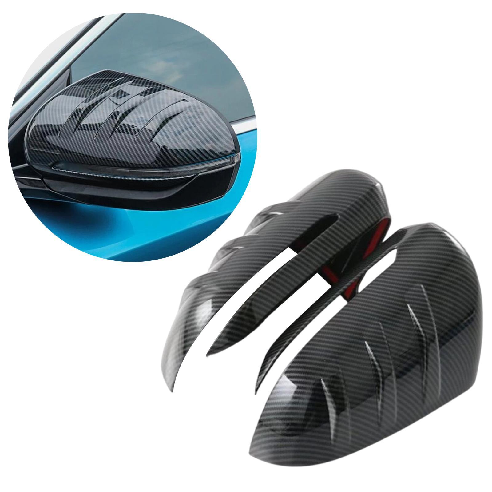 Rearview Mirror Cover Trim Durable Exterior Accessory Decoration for Automobile