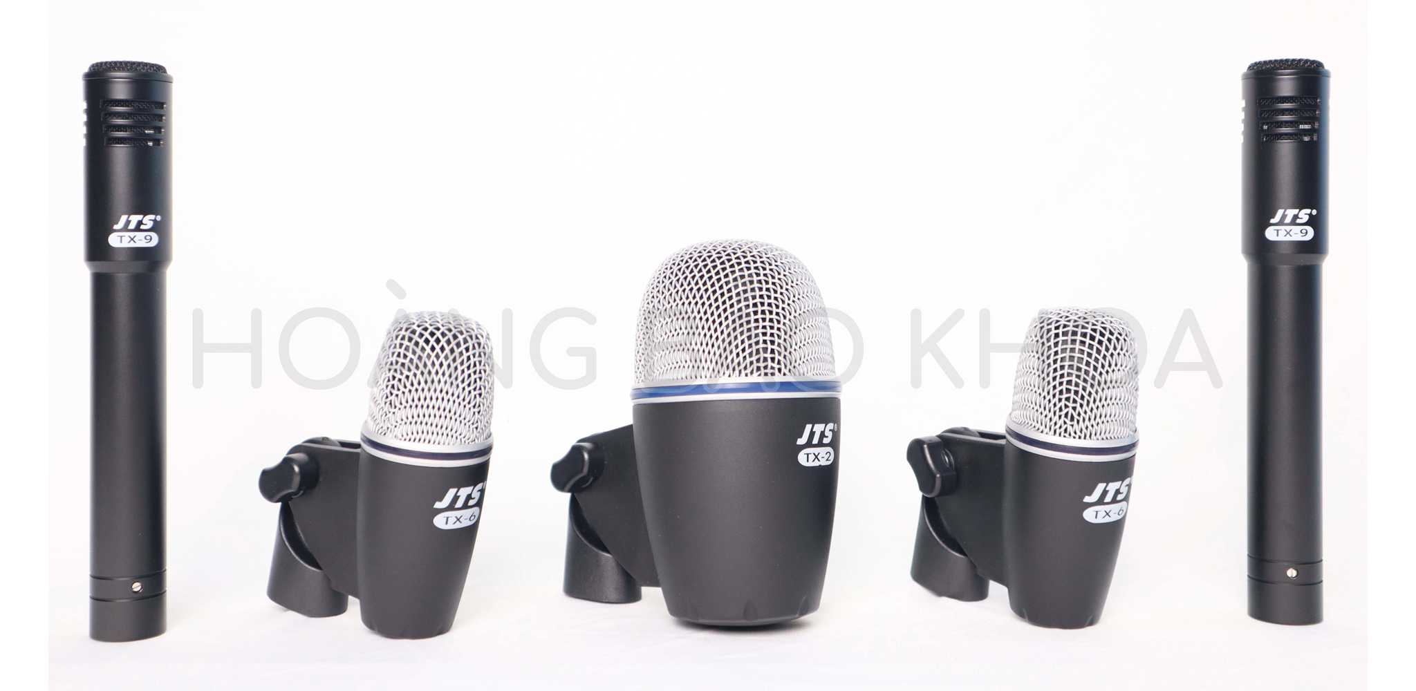 TXB-5M Microphone Kit 1 TX-2 và 2 TX-6, 2 TX-9 JTS - HÀNG CHÍNH HÃNG