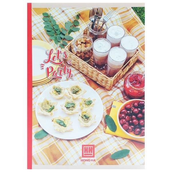 Vở Let's Party - Kẻ Ngang 200 Trang ĐL 70g/m2 - Hồng Hà 1426 (Mẫu Màu Giao Ngẫu Nhiên)