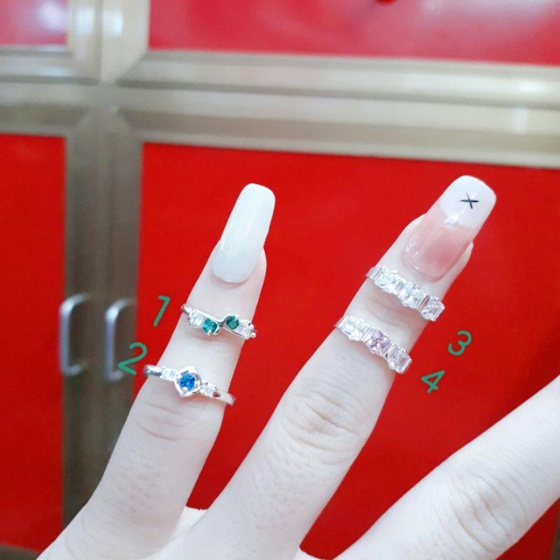 Nhẫn bạc bé gái đính đá cao cấp YN JEWELRY
