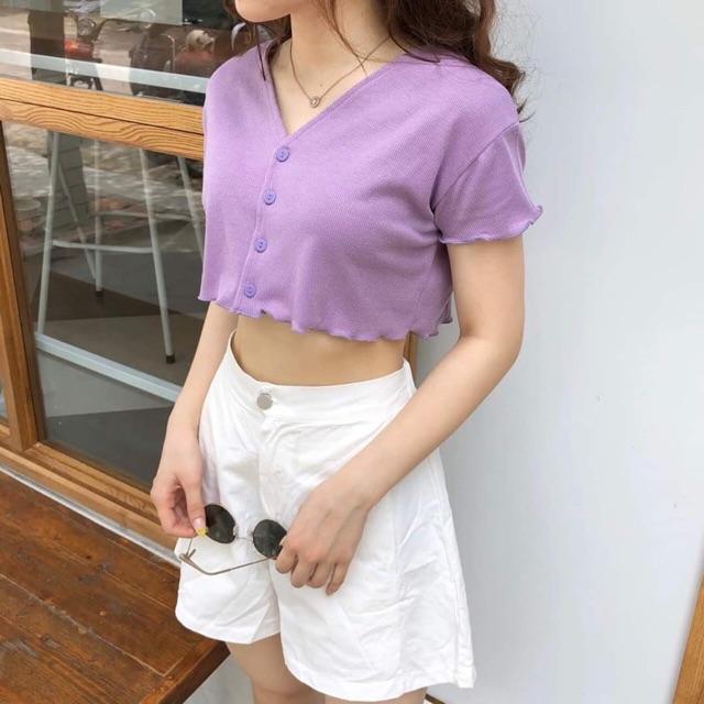 Quần đùi ngố kaki tím đủ màu hot trend ️️