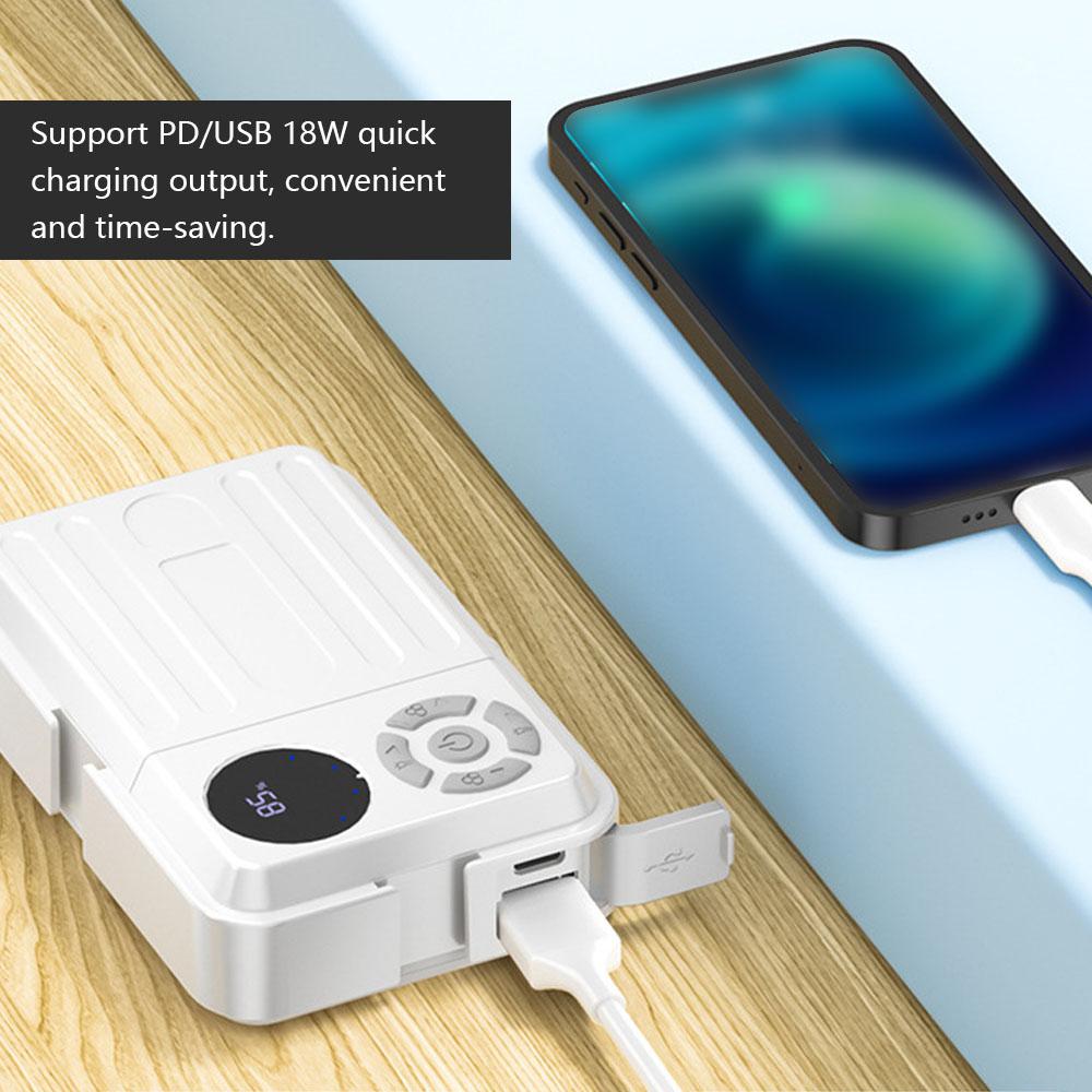 Đèn Led Cắm Trại Đầu Ra Kép Usb