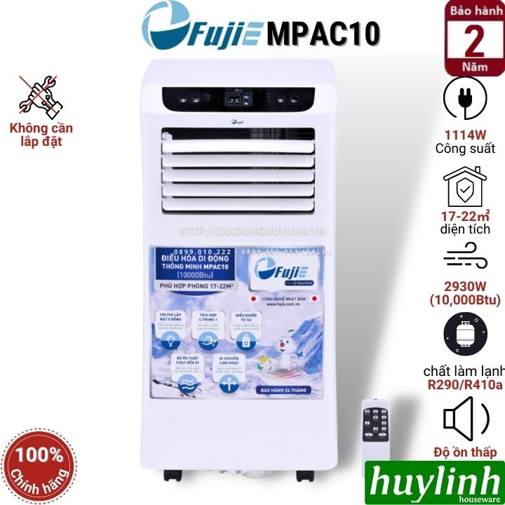 Máy lạnh - điều hoà di động Fujie MPAC10 - Công suất 10000BTU (1HP) [17-22m2] - Máy lạnh mini - Hàng chính hãng